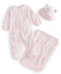 Baby Boys or Baby Girls Coverall, Hat and Blanket, 3 Piece Gift Box Set, Created for Macy's