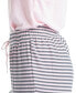 ფოტო #15 პროდუქტის Women's 3/4 Sleeve Top & Boot-Cut Pajama Pants Set