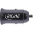 Фото #3 товара InLine USB car power adapter power delivery - 2x USB-C - black
