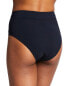 Shan 268982 Women's Black Classique High Waist Bikini Bottom Swimwear Size 8