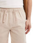 Фото #5 товара Brave Soul – Seersucker-Shorts in Steinbeige mit elastischem Bund