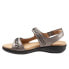 Фото #4 товара Trotters Romi Woven T2232-043 Womens Gray Narrow Slingback Sandals Shoes 7.5