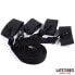 Фото #1 товара Nylon Velcro Bed Restraints with Plastic Hook