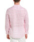 Фото #2 товара Raffi Two Color Plaid Printed Linen Shirt Men's
