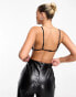 Фото #8 товара ASOS DESIGN hotfix bralet in black