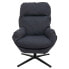 Relaxsessel + Hocker L12 drehbar