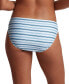 Women's Striped O-Ring Bikini Bottoms