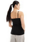 Фото #4 товара Vero Moda longline soft cami top in black