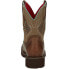 Фото #3 товара Сапоги на плоской подошве Justin Boots Nettie Embroidery Square Toe для женщин коричневого цвета