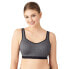 Wacoal 294066 Womens Underwire Sports Bra, Grey Heather, 40G US