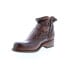Фото #4 товара Bed Stu Heather F378101 Womens Brown Leather Ankle & Booties Boots 6.5