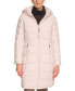 Фото #2 товара Women's Hooded Stretch Puffer Coat, Created for Macy's