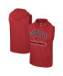 ფოტო #1 პროდუქტის Men's Crimson Alabama Crimson Tide Varsity Sleeveless Hoodie Tank Top