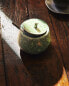 Green stoneware sugar bowl Зеленый, 10 x 8.5 x 8.4 cm - фото #1