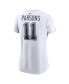 Women's Micah Parsons White Dallas Cowboys Player Name and Number T-shirt