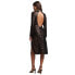 Фото #2 товара SUPERDRY Long Sleeves Backless Sparkly Midi Dress