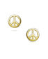 Фото #2 товара Серьги Bling Jewelry Small Round Peace Sign