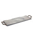 Фото #1 товара Grey Wash Wood & Metal 26" Rectangular Tray