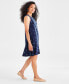 ფოტო #4 პროდუქტის Petite Printed Sleeveless Flip Flop Dress, Created for Macy's