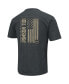 ფოტო #4 პროდუქტის Men's Heathered Black Alabama Crimson Tide OHT Military-Inspired Appreciation Flag 2.0 T-shirt