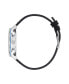 ფოტო #2 პროდუქტის Unisex Chrono Code One Chrono Black Leather Strap Watch 40mm