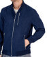 Фото #3 товара Men's Perforated Bomber Jacket, Created for Macy's