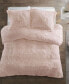 Фото #2 товара Malea Shaggy Faux-Fur 3-Pc. Duvet Cover Set, Full/Queen