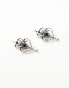 Фото #1 товара Reclaimed Vintage Halloween spider clips in silver