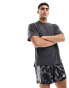 adidas Running Own The Run shorts in black print