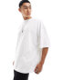 Фото #2 товара ASOS DESIGN essential heavyweight extreme oversized t-shirt 240gsm in white