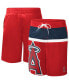 ფოტო #2 პროდუქტის Men's Red Los Angeles Angels Sea Wind Swim Shorts