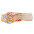 Фото #4 товара COCONUTS by Matisse Esme Floral Block Heels Womens Orange Casual Sandals ESME-5