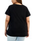 ფოტო #2 პროდუქტის Trendy Plus Size Asian American Pacific Islander Barbie Graphic T-Shirt