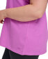 Plus Size Cotton V-Neck Short-Sleeve T-Shirt