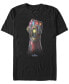 ფოტო #1 პროდუქტის Marvel Men's Avengers Endgame Iron Man Gauntlet Up Close, Short Sleeve T-shirt