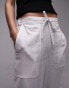 Фото #5 товара Topshop straight leg linen trouser in white