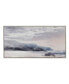 Фото #1 товара Moody Coast Hand Embellished Landscape Framed Canvas Wall Art