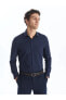 Фото #1 товара Рубашка LC WAIKIKI Formal Slim Fit армюр для мужчин