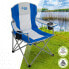 Фото #4 товара Складной стул для кемпинга Aktive Синий Серый 57 x 97 x 60 cm (4 штук)