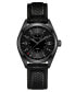 Men's Swiss Khaki Field Black Rubber Strap Watch 40mm H68401735