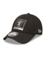 ფოტო #1 პროდუქტის Men's Black Las Vegas Raiders Framed Af 9Forty Snapback Hat