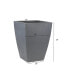 Фото #2 товара Modern Tall Slate Square Flower Planter Grey 23"