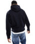 Фото #8 товара Armani Exchange chest stripe logo hoodie in navy