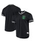 ფოტო #1 პროდუქტის Men's Black Austin FC Mesh V-Neck T-shirt