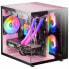 Фото #1 товара Блок полубашня ATX Galileo Mars Gaming MC-VIEW Розовый