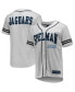 Men's White and Navy Spelman College Jaguars Free Spirited Baseball Jersey