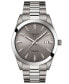ფოტო #1 პროდუქტის Men's Swiss Gentleman Gray Titanium Bracelet Watch 40mm
