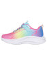 Фото #6 товара Little Girls Rainbow Cruisers Light-Up Fastening Strap Casual Sneakers from Finish Line