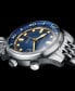 ფოტო #2 პროდუქტის Men's Bradner Automatic Silver-Tone Stainless Steel Bracelet Watch 42mm