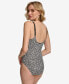 Фото #2 товара Купальник Calvin Klein с завязками на животе, однотонный - для Macy's